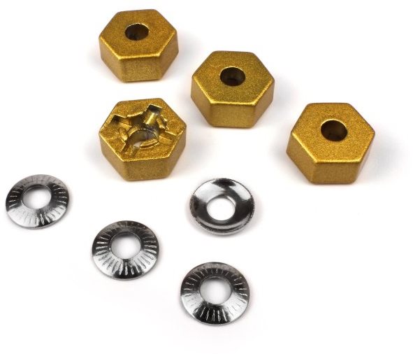 BlackZon 540243 Metal 12mm Hex Hub Set for Smyter MT Turbo