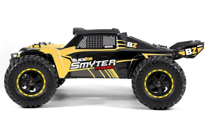 BlackZon 540255 Smyter MT Turbo 1/12 4WD RTR 3S Brushless Desert Truck - Yellow