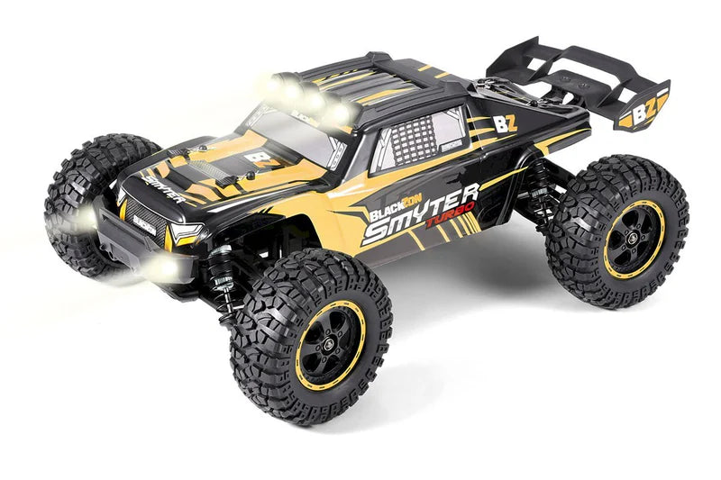 BlackZon 540255 Smyter MT Turbo 1/12 4WD RTR 3S Brushless Desert Truck - Yellow