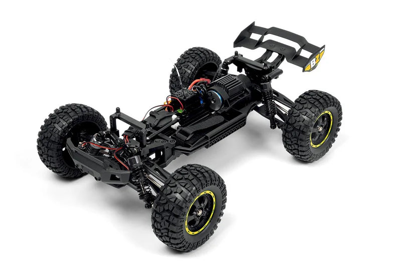 BlackZon 540255 Smyter MT Turbo 1/12 4WD RTR 3S Brushless Desert Truck - Yellow