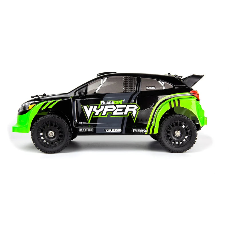 BlackZon 540281 Vyper RX 1/16 4WD Rally Car - Green