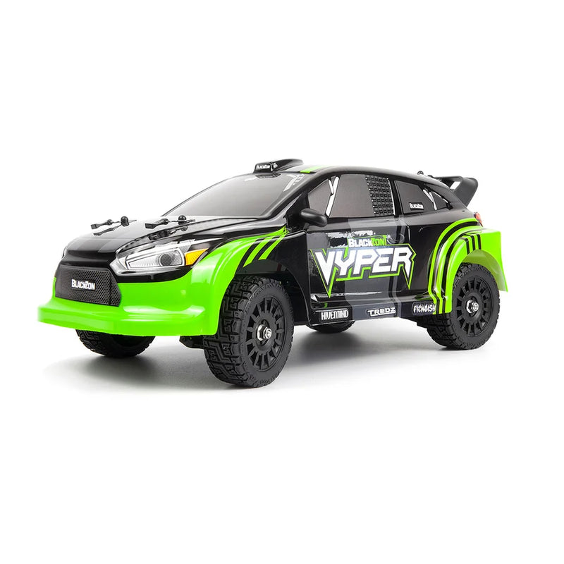 BlackZon 540281 Vyper RX 1/16 4WD Rally Car - Green