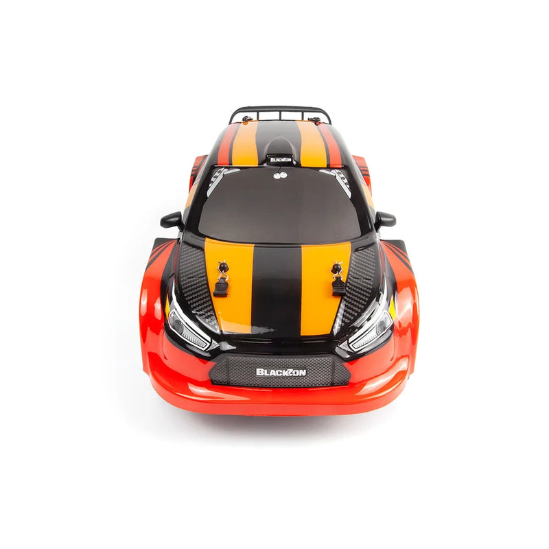 BlackZon 540283 Vyper RX Turbo 1/16 4WD 2S Brushless Rally Car - Red/Orange