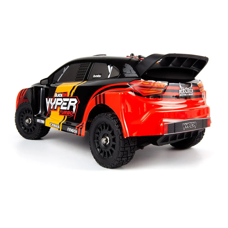 BlackZon 540283 Vyper RX Turbo 1/16 4WD 2S Brushless Rally Car - Red/Orange