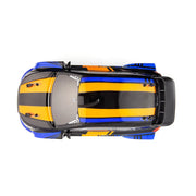 BlackZon 540284 Vyper RX Turbo 1/16 4WD 2S Brushless Rally Car - Blue/Orange
