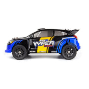 BlackZon 540284 Vyper RX Turbo 1/16 4WD 2S Brushless Rally Car - Blue/Orange