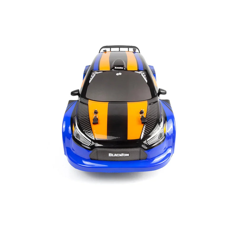 BlackZon 540284 Vyper RX Turbo 1/16 4WD 2S Brushless Rally Car - Blue/Orange