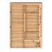 Blair Line 123 HO Scale Wood Depot Baggage Cart Crossing, Laser Cut Wood Kit 3 Pack