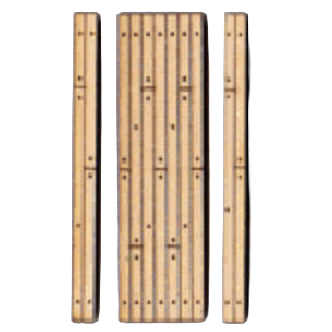 Blair Line 133 HO Scale Wood One Lane Grade Crossing Kit 2 Pack