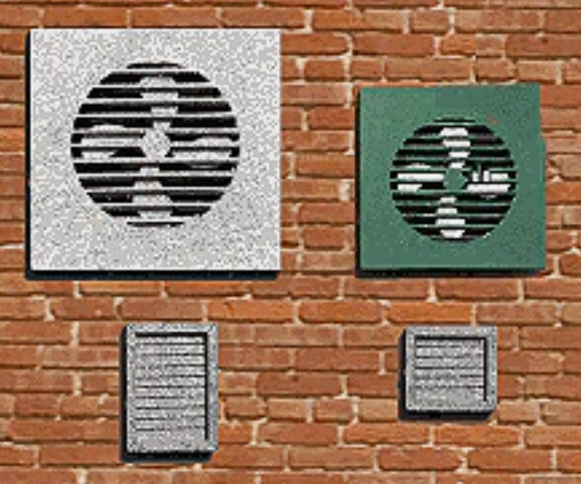 Blair Line 1707 N Scale Wall Fans and Vents