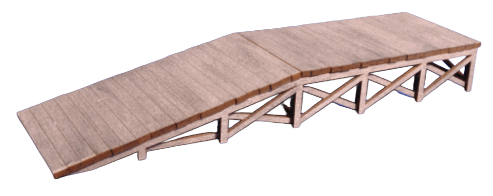 Blair Line 174 HO Scale Wood Loading Ramp Laser-cut Kit