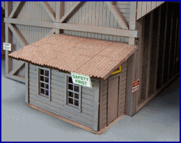 Blair Line 186 HO Scale Cash Mine Works Ore House Laser-cut Kit