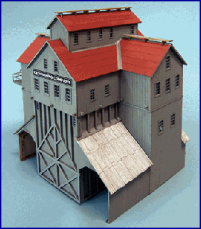 Blair Line 186 HO Scale Cash Mine Works Ore House Laser-cut Kit