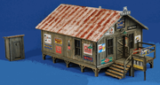 Blair Line 2003 HO Scale Sam's Roadhouse Laser-cut Kit
