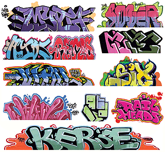 Blair Line 2257 HO Scale Graffiti Decals Mega Set #8