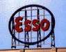 Blair Line 2510 HO Scale Laser-Cut Wood Billboard Kit - Esso 3-25/64 x 3"