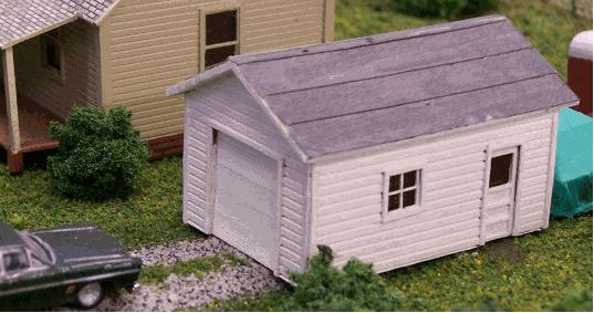 Blair Line 73 N Scale One Car Garage Laser-cut Kit