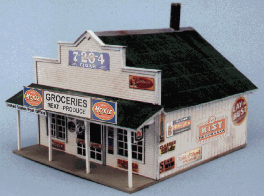 Blair Line 80 N Scale Blairstown General Store Laser-cut Kit — White ...