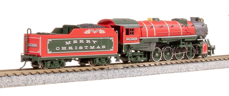 BLI 10063 N Scale 2-8-2 Light Mikado Steam Locomotive Christmas 2026 - DC Stealth