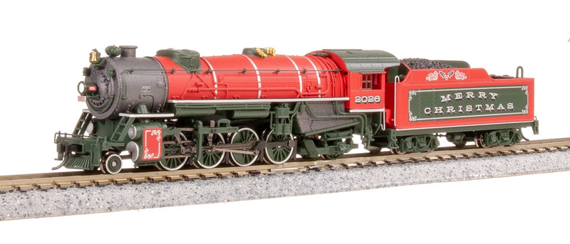 BLI 10063 N Scale 2-8-2 Light Mikado Steam Locomotive Christmas 2026 - DC Stealth