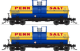 BLI 10358 HO Scale 6000 Gallon Tank Car Penn Salt TELX 2 Pack