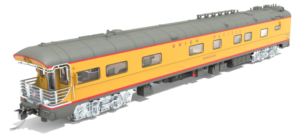 BLI 10490 N Scale Union Pacific Business Car 119 "Kenefick" UP Shield