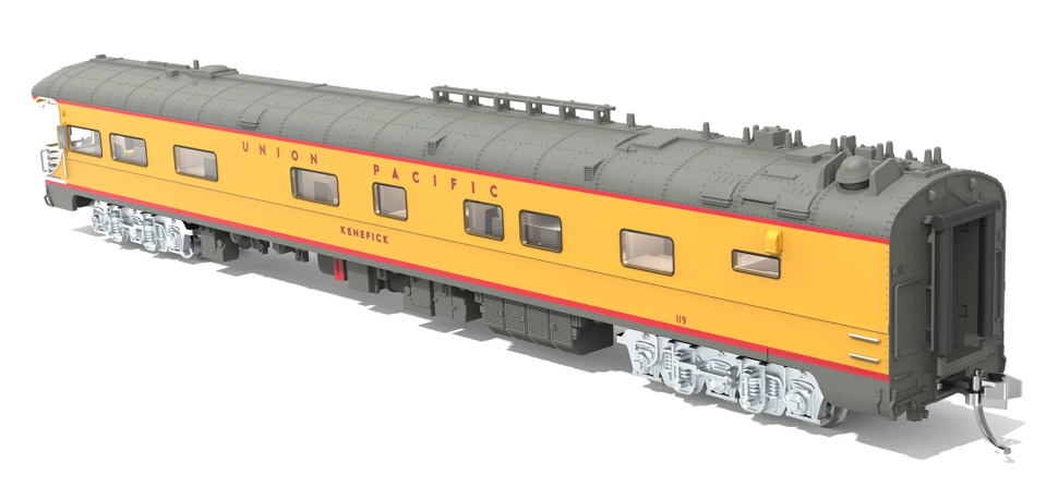 BLI 10492 N Scale Union Pacific Business Car 119 "Kenefick" George Bush Funeral Train Drumhead