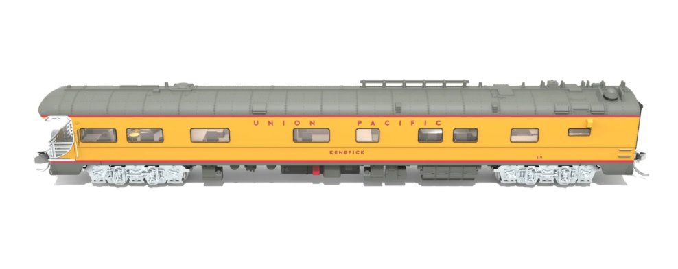 BLI 10494 N Scale Union Pacific Business Car 119 "Kenefick" Missouri Bicentennial Drumhead