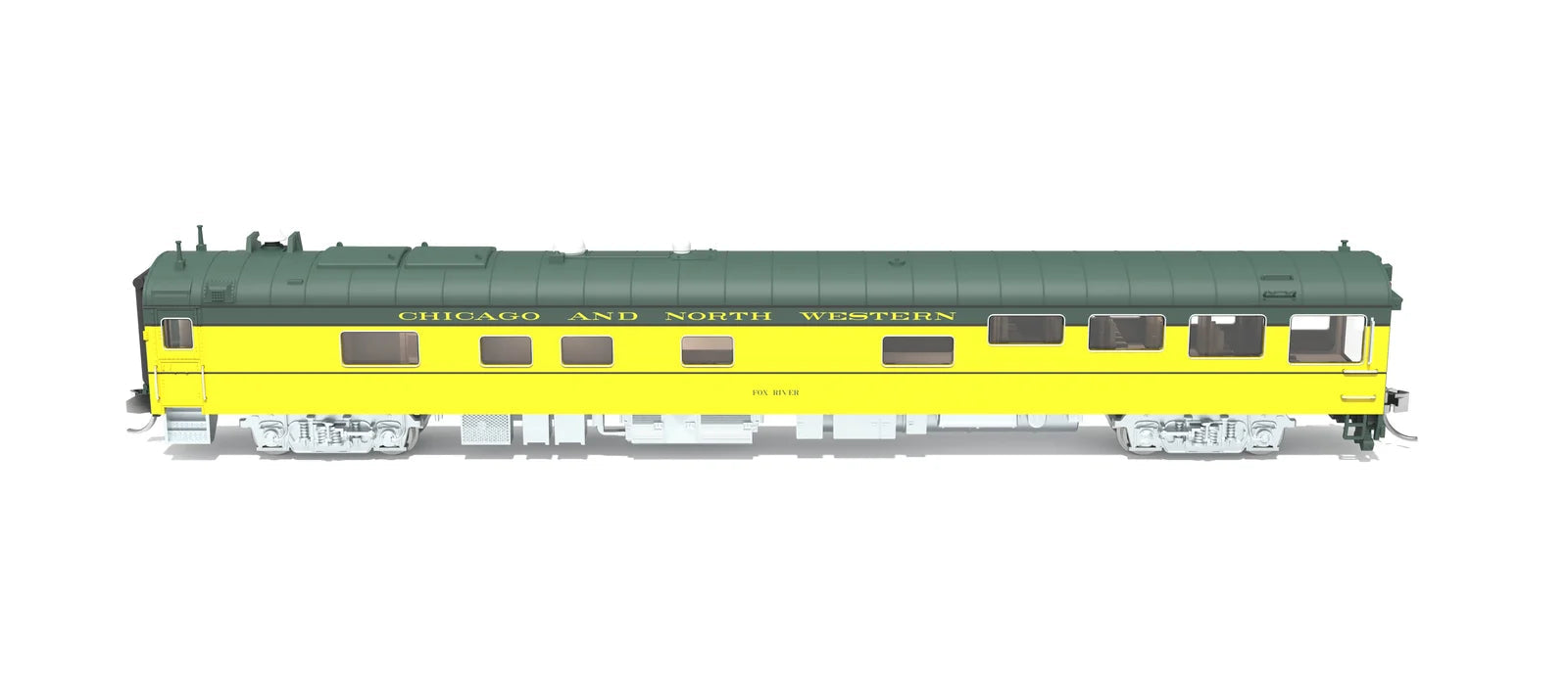 BLI 10502 N Scale Chicago & North Western Track Inspection Theater Car "Fox River"