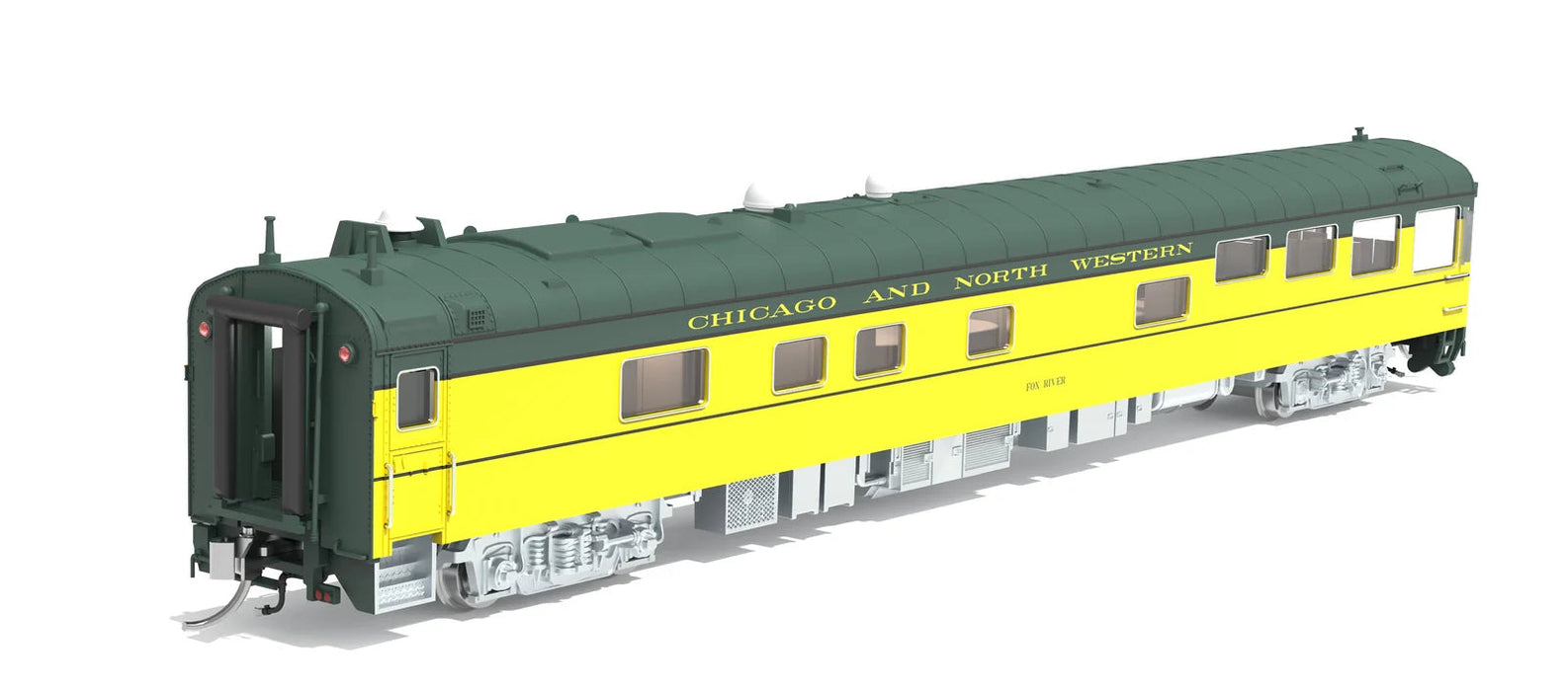 BLI 10502 N Scale Chicago & North Western Track Inspection Theater Car "Fox River"