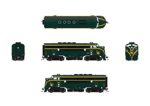 BLI HO Scale EMD F3A Diesel Jersey Central CNJ