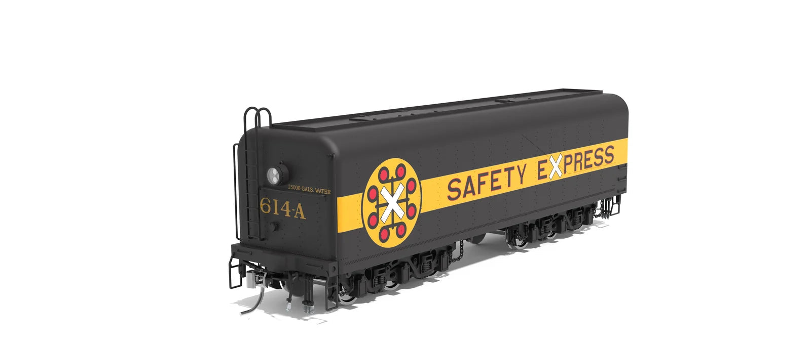 BLI 10574 HO Scale DLMX Auxiliary Water Tender Chessie Safety Express 614-A