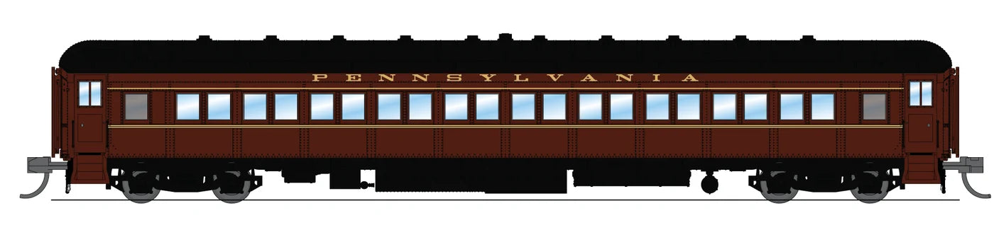 BLI 10652 N Scale Heavyweight 5-Car Passenger Set Pennsylvania PRR (1950's Era)