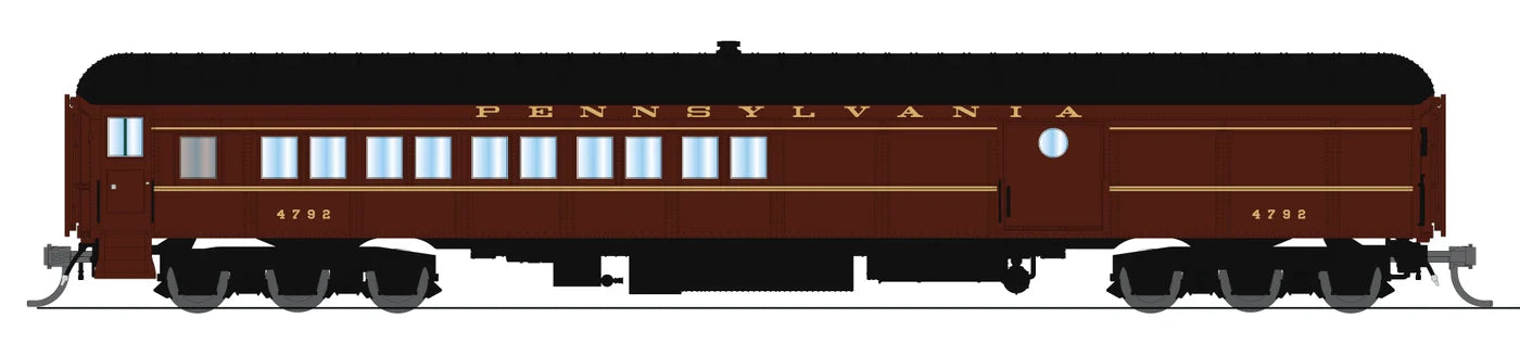 BLI 10652 N Scale Heavyweight 5-Car Passenger Set Pennsylvania PRR (1950's Era)