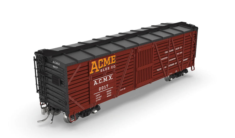 BLI 10708 HO Scale 40' Wood Stock Car ACME Glue Factory with Horse Sounds