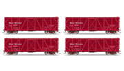 BLI 10722 HO Scale 40' Wood Stock Car Great Northern GN 4-Pack No-Sound