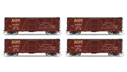 BLI 10728 HO Scale 40' Wood Stock Car ACME Glue Factory 4-Pack No-Sound