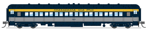 BLI 10760 N Scale Heavyweight 5-Car Passenger Set Chesapeake & Ohio C&O Tri-Color Scheme