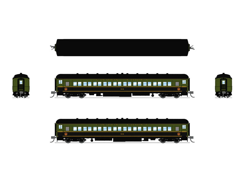 BLI 10762 N Scale Heavyweight 5-Car Passenger Set Canadian National CN