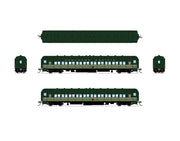 BLI 10763 N Scale Heavyweight 5-Car Passenger Set Northern Pacific NP Lowey Two-Tone Green