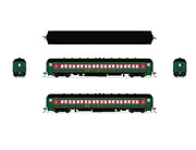 BLI 10764 N Scale Heavyweight 5-Car Passenger Set Christmas Paint Scheme