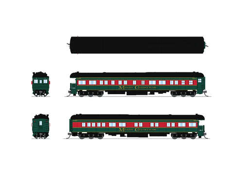 BLI 10780 N Scale Business Car Christmas Holiday Scheme