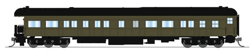 BLI 10781 N Scale Unlettered Business Car Pullman Green with Clerestory Roof
