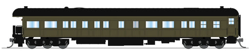 BLI 10782 N Scale Unlettered Business Car Pullman Green with Balloon Roof