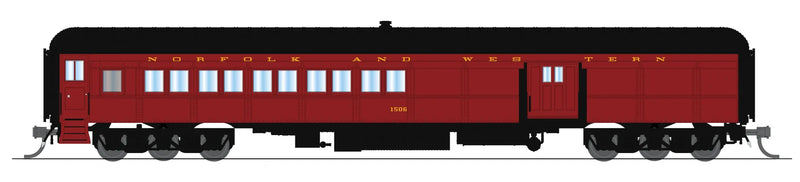 BLI 10799 N Scale Coach-Baggage Combine Norfolk & Western N&W 1506 1950's