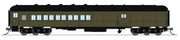 BLI 10802 N Scale Coach-Baggage Combine Unlettered Pullman Green