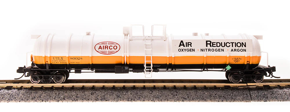 BLI 3720 N Scale High-Capacity Cryogenic Tank Car Air Reduction AirCo UTLX 2 Pack