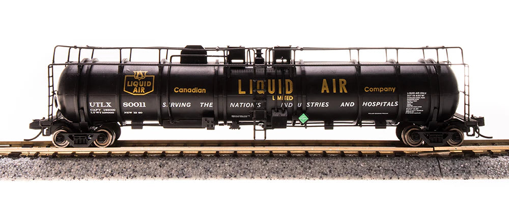 BLI 3723 N Scale High-Capacity Cryogenic Tank Car Canadian Liquid Air Co. UTLX 2 Pack