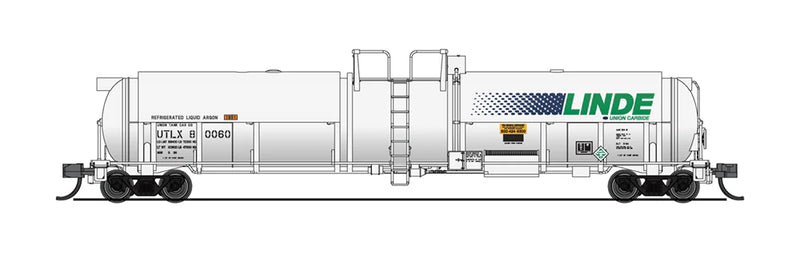 BLI 3826 N Scale High-Capacity Cryogenic Tank Car LINDE UTLX 2 Pack