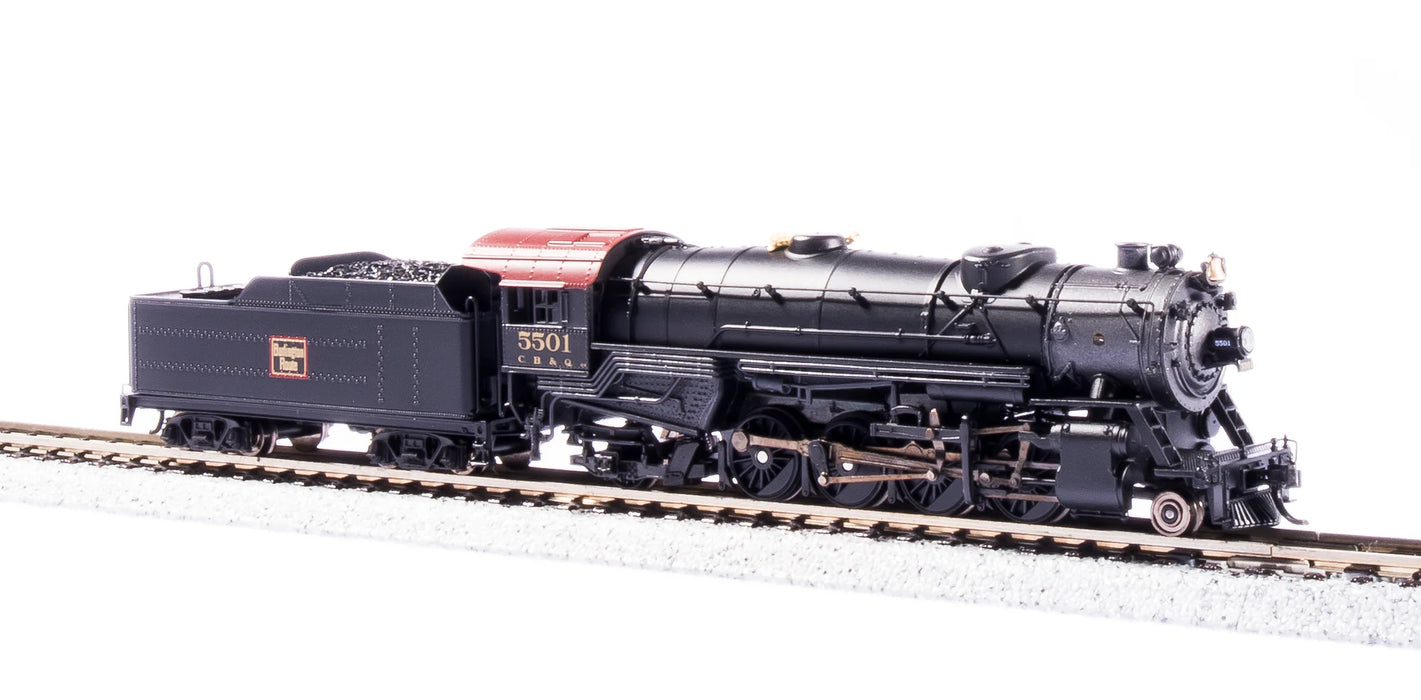 BLI 3972 N Scale USRA 2-8-2 Light Mikado Burlington CB&Q 5501 Paragon4 DCC